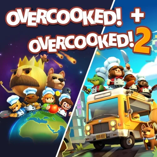 Overcooked! + Overcooked! 2 для PS4, PS5 за 99 ₽