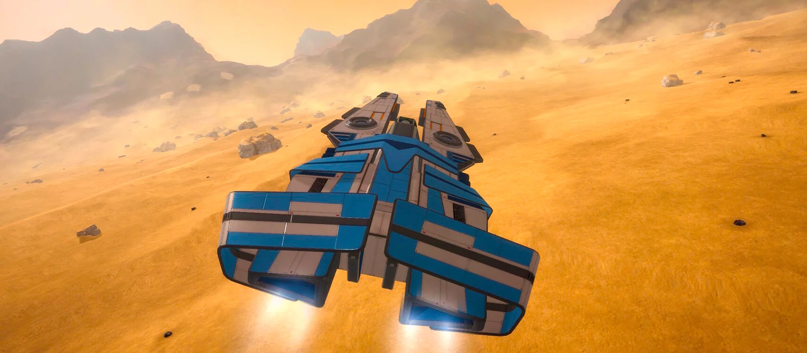 В Steam вышла фантастическая песочница с открытым миром и управляемым транспортом, где нужно выживать на другой планете